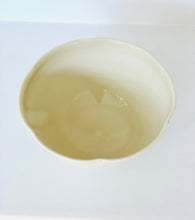 Load image into Gallery viewer, Autumn Cipala | Serving Bowl, Fluted with Dots, Cream Glaze
