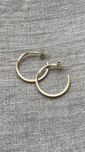 Load image into Gallery viewer, Emily Shaffer | 14k Gold Large Twist Hoops
