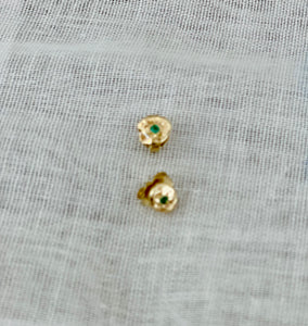 Sky Eyes Fine Jewelry | Earrings, Solid Recycled 10k & 14k Posts Emerald