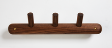 Load image into Gallery viewer, Dirt Wood Brass | Niko - 3 or 6 Peg Rack
