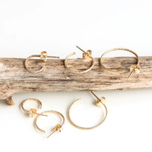 Load image into Gallery viewer, Rebecca Haas Jewelry | Dainty Sparkle Hoops
