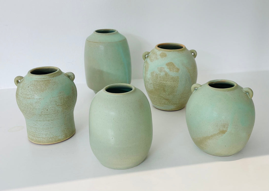 Alice Nasto Ceramics | Robin's Egg Mini Bud Vase
